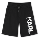 Stretch-Bermuda aus Baumwolle KARL LAGERFELD KIDS 
                    JUNGE
