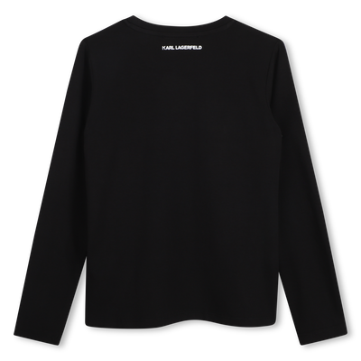 Langarm-T-Shirt KARL LAGERFELD KIDS GIRL