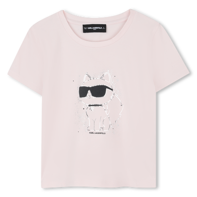 Kurz&auml;rmeliges T-Shirt KARL LAGERFELD KIDS GIRL