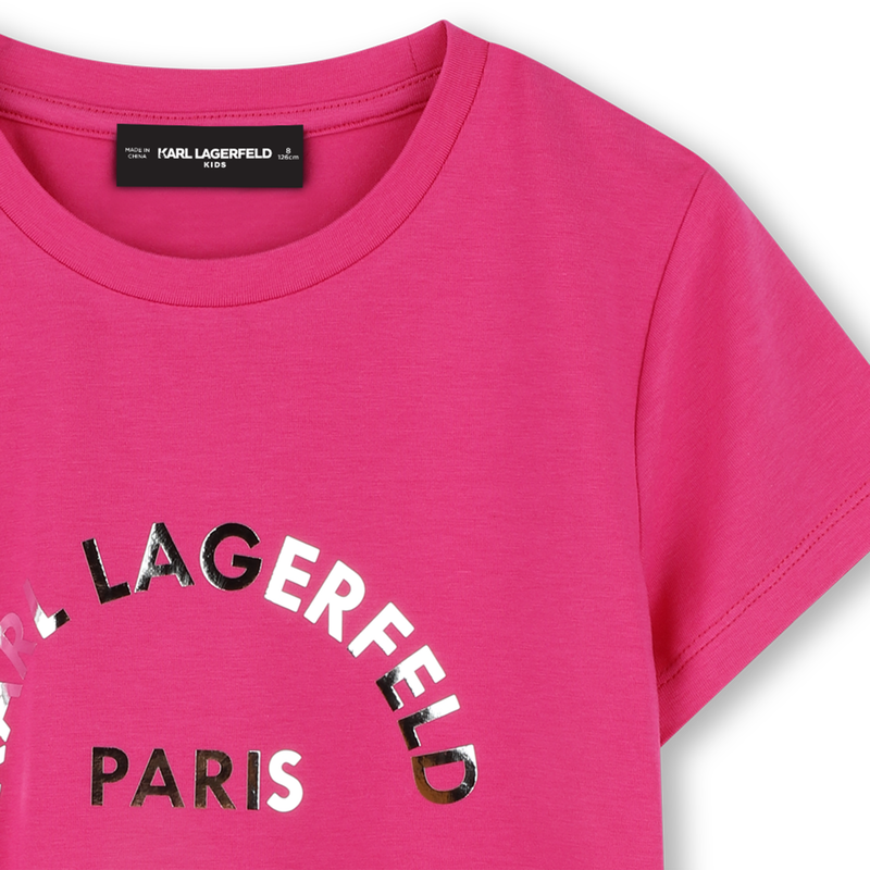 Kurzarm-T-Shirt KARL LAGERFELD KIDS 
                        GIRL
