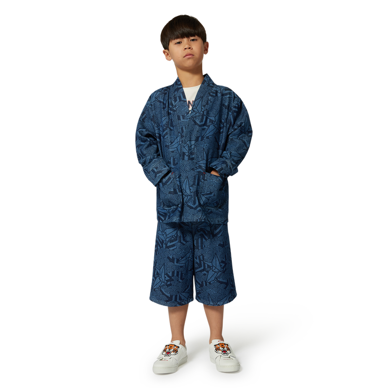 Bedruckte Jeansjacke KENZO KIDS 
                        UNISEX