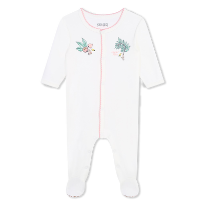 Baumwoll-Pyjama mit Druckknopf KENZO KIDS GIRL