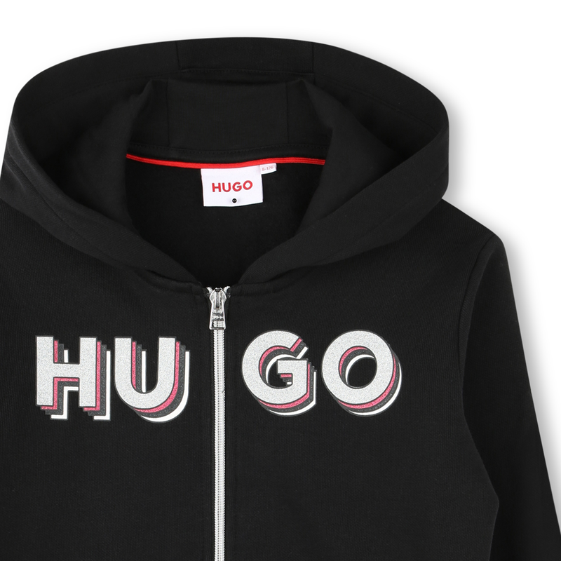 Kapuzen-Sweatshirt mit Zipper HUGO 
                        GIRL