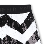 Shorts mit Fischgr&auml;tmuster KARL LAGERFELD KIDS 
                    GIRL
