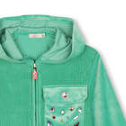 Samtige Sweatjacke mit Kapuze BILLIEBLUSH 
                    GIRL