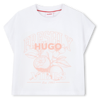Kurz&auml;rmeliges t-shirt, WEISS, hi-res