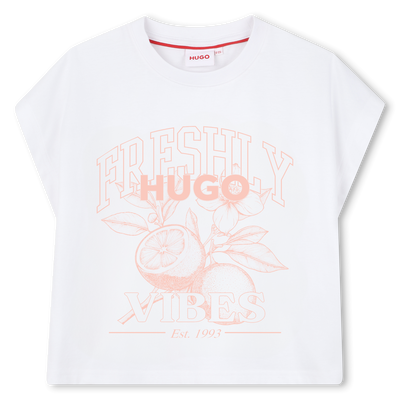 KURZ&Auml;RMELIGES T-SHIRT HUGO GIRL