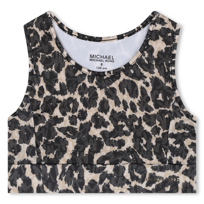 Sport-Bralette mit Muster MICHAEL KORS GIRL
