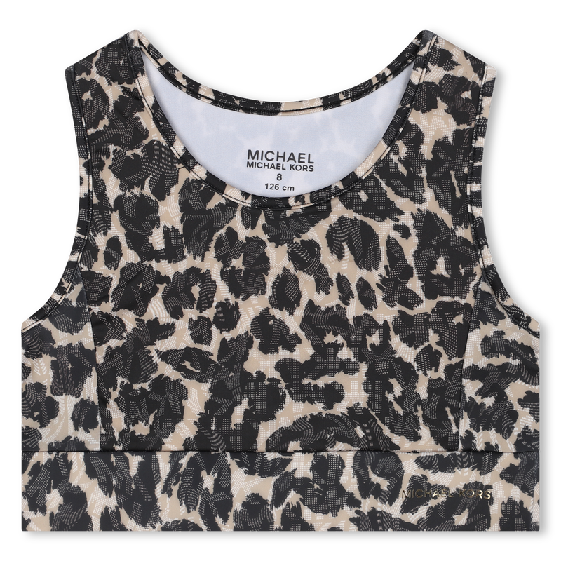 Sport-Bralette mit Muster MICHAEL KORS 
                        GIRL