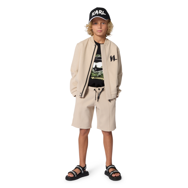 KAPUZENPULLOVER MIT REISSVERSCHLUSS KARL LAGERFELD KIDS 
                        BOY