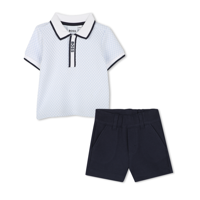 Set aus Polohemd und Shorts BOSS 
                        BOY