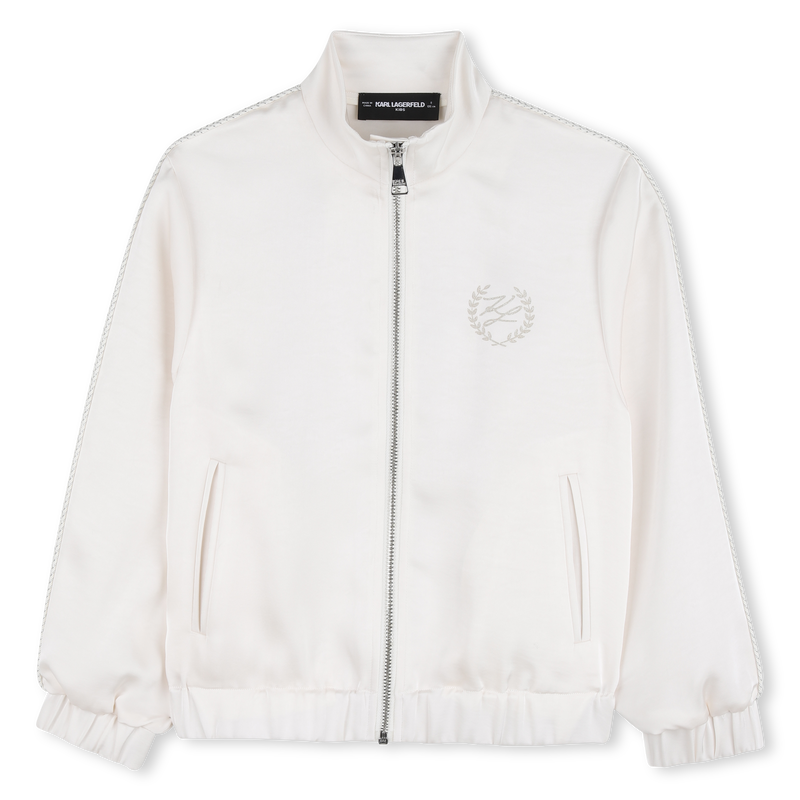 KAPUZENPULLOVER MIT REISSVERSCHLUSS KARL LAGERFELD KIDS 
                        GIRL