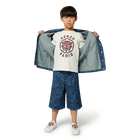Jeans-Bermudas mit Druck KENZO KIDS 
                    BOY