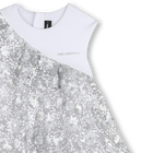 Zeremonienkleid aus bi-material KARL LAGERFELD KIDS 
                    GIRL