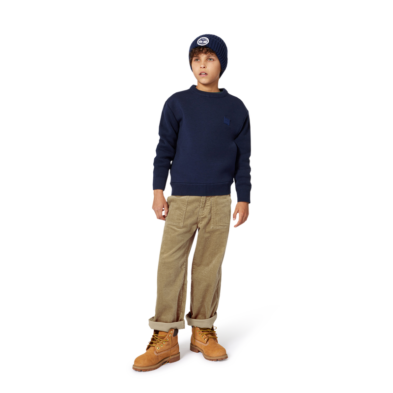 Gestrickte Mütze mit Logo TIMBERLAND 
                        BOY