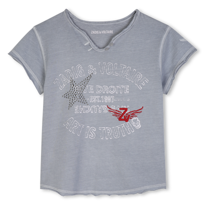 T-Shirt mit kurzen &Auml;rmeln ZADIG VOLTAIRE GIRL