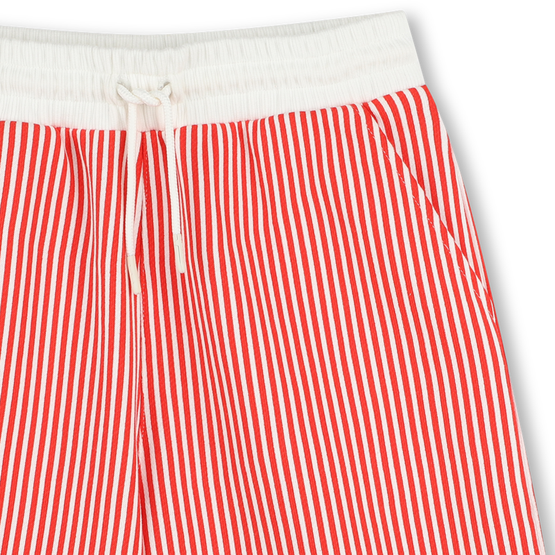 Gestreifte Baumwoll-Bermudas KENZO KIDS 
                        BOY