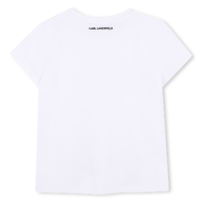 T-SHIRT ILLUSTRATION CHOUPETTE KARL LAGERFELD KIDS GIRL