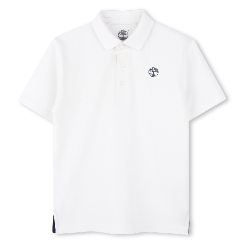 Einfarbiges Poloshirt mit Logo TIMBERLAND 
                        BOY