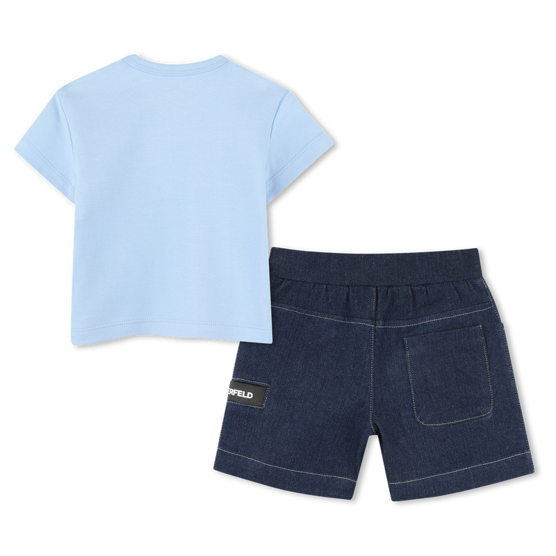 Set aus T-Shirt und Bermudas KARL LAGERFELD KIDS 
                        BOY