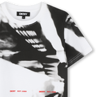 Bedrucktes Baumwoll-T-Shirt DKNY 
                    BOY