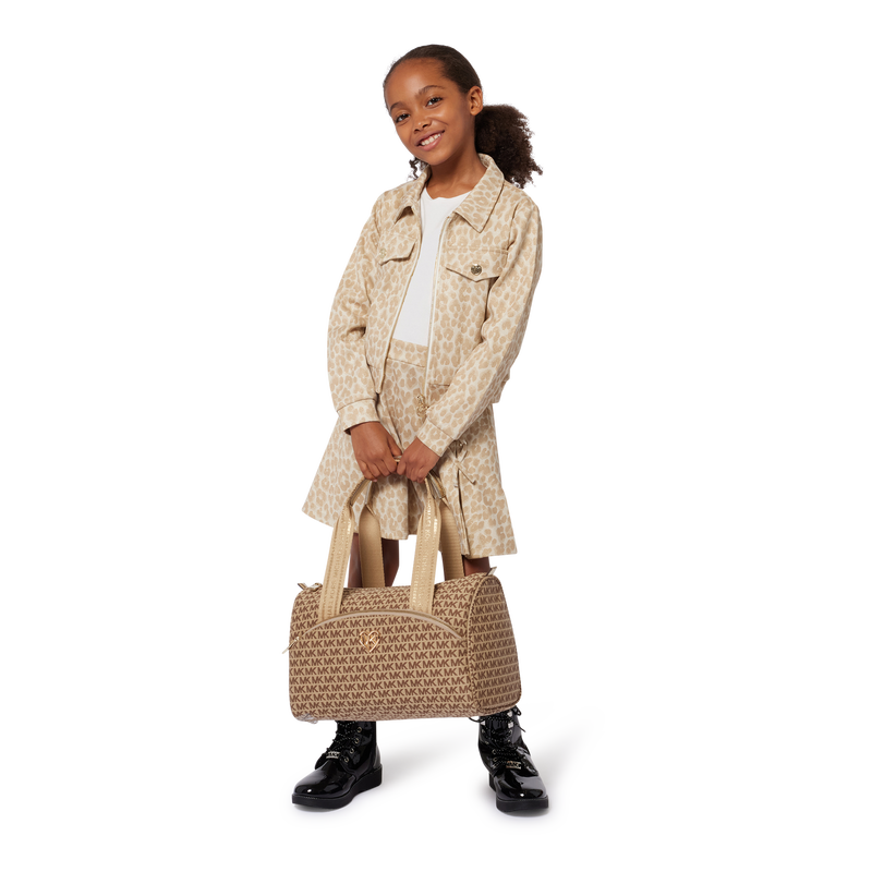 Langärmeliges Kleid mit Nieten MICHAEL KORS 
                        GIRL