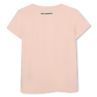 T-Shirt mit kurzen &Auml;rmeln KARL LAGERFELD KIDS 
                    GIRL