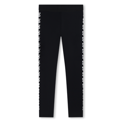 Leggings mit gl&auml;nzenden Logos HUGO GIRL