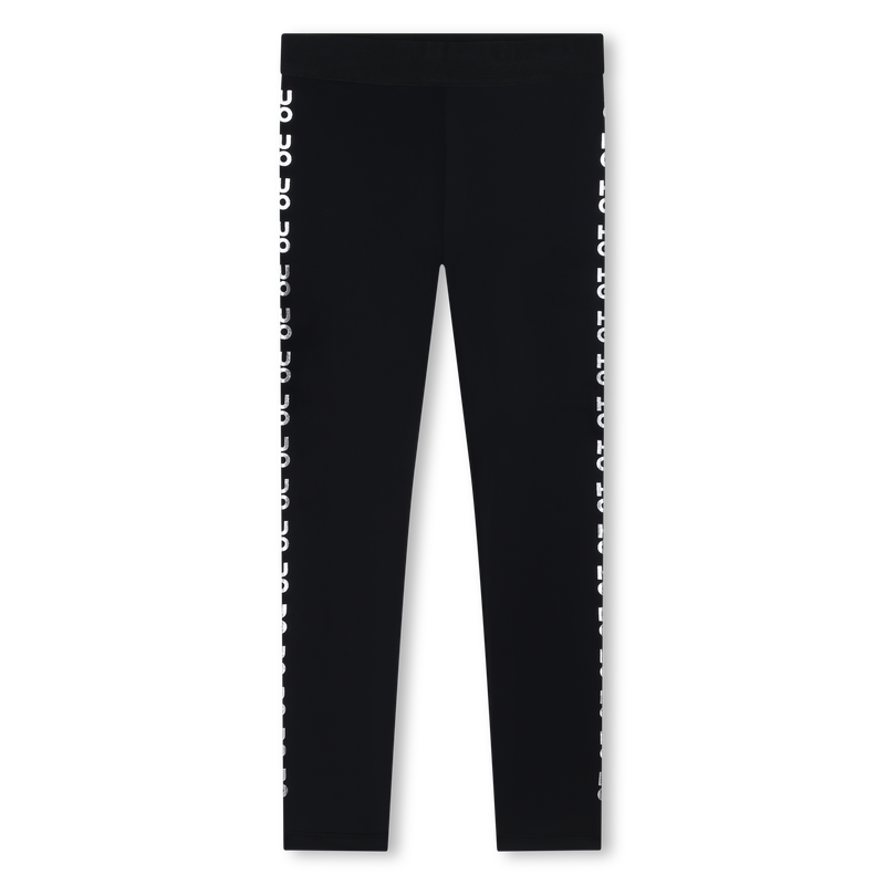 Leggings mit gl&auml;nzenden Logos HUGO 
                        GIRL
