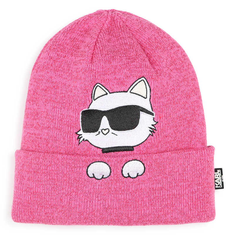 Set aus M&uuml;tze und Halsw&auml;rmer KARL LAGERFELD KIDS 
                        GIRL