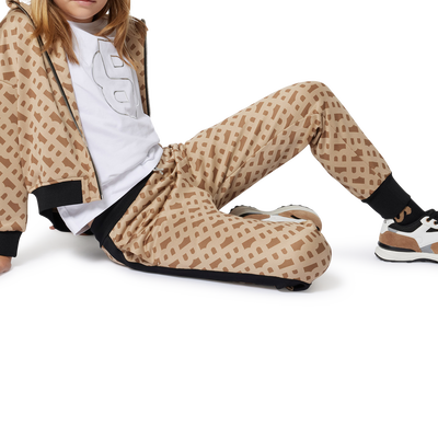 Kapuzen-Cardigan mit Jacquard BOSS GIRL