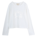 Lang&auml;rmeliges t-shirt MICHAEL KORS 
                    GIRL
