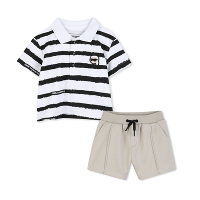 POLO- UND SHORTS-SET KARL LAGERFELD KIDS BOY