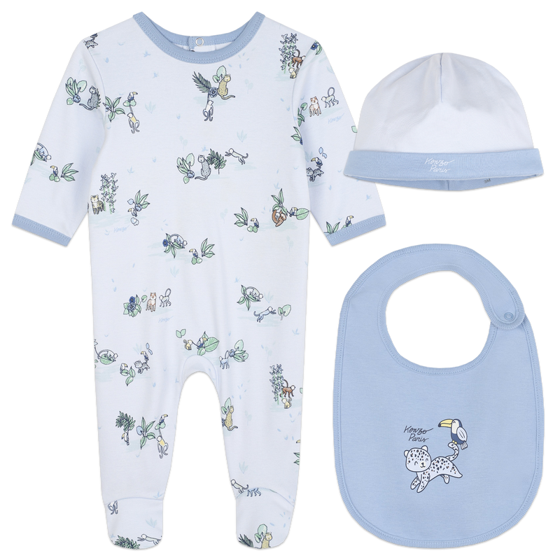 Pyjama, L&auml;tzchen und M&uuml;tze KENZO KIDS 
                        BOY