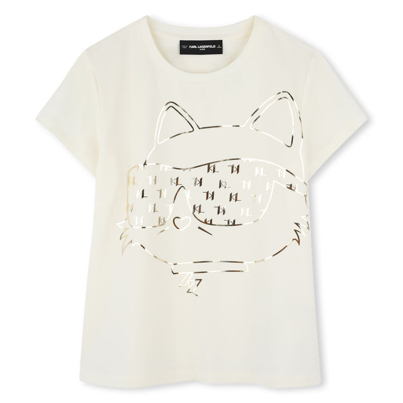 Kurzarm-T-Shirt KARL LAGERFELD KIDS 
                        GIRL