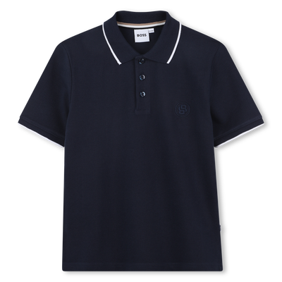 Gerades Baumwoll-Poloshirt BOSS BOY