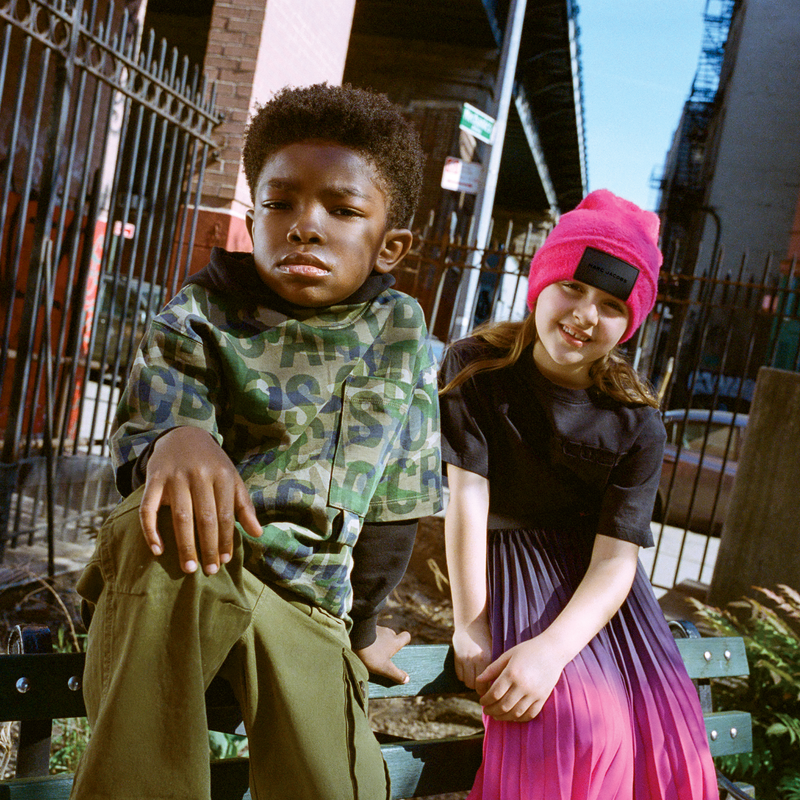 Langer Rock aus Krepp MARC JACOBS 
                        GIRL