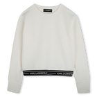 Lang&auml;rmeliges Sweatshirt KARL LAGERFELD KIDS 
                    GIRL