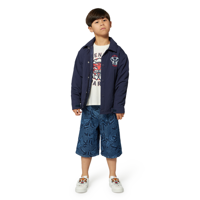 Jeans-Bermudas mit Druck KENZO KIDS 
                        BOY