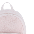 Kleiner Rucksack aus flauschigem Fleece KARL LAGERFELD KIDS 
                    GIRL