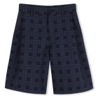 Bermudashorts mit jacquard-muster KENZO KIDS 
                    BOY
