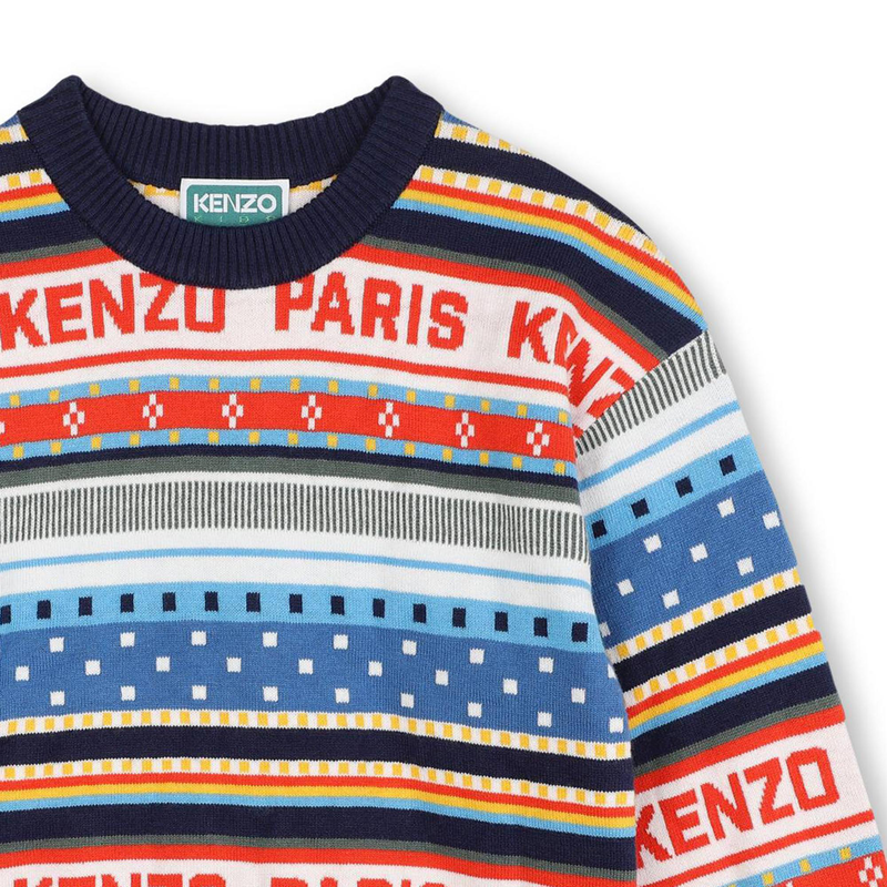 Strickpullover mit Muster KENZO KIDS 
                        BOY