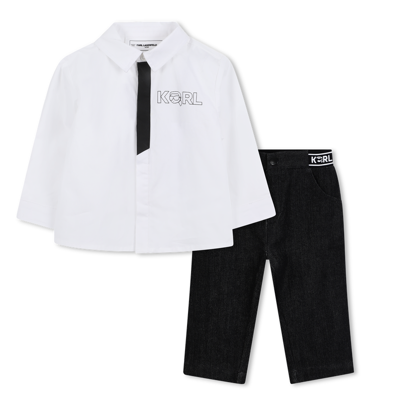 Set aus Hemd und Hose KARL LAGERFELD KIDS 
                        BOY