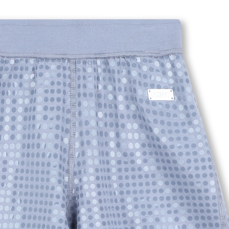 Baumwoll-Shorts mit Pailletten DKNY 
                        GIRL