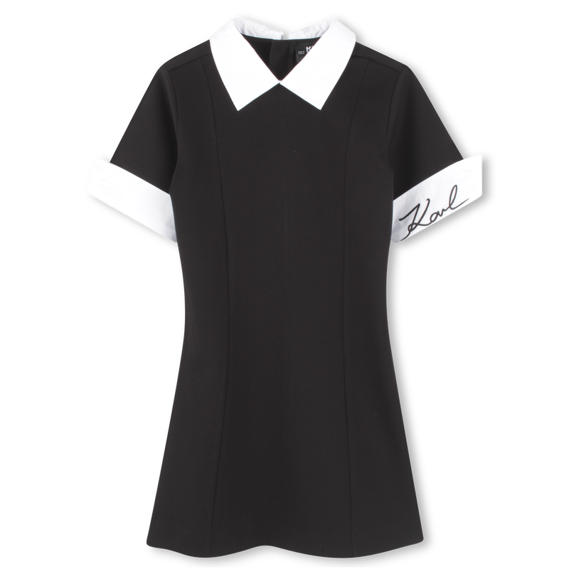 Kurz&auml;rmeliges Kleid KARL LAGERFELD KIDS 
                        GIRL