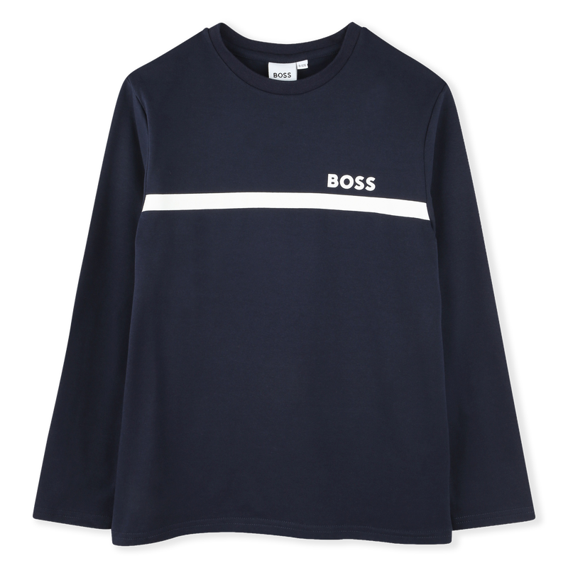 Lang&auml;rmeliges t-shirt BOSS 
                        BOY