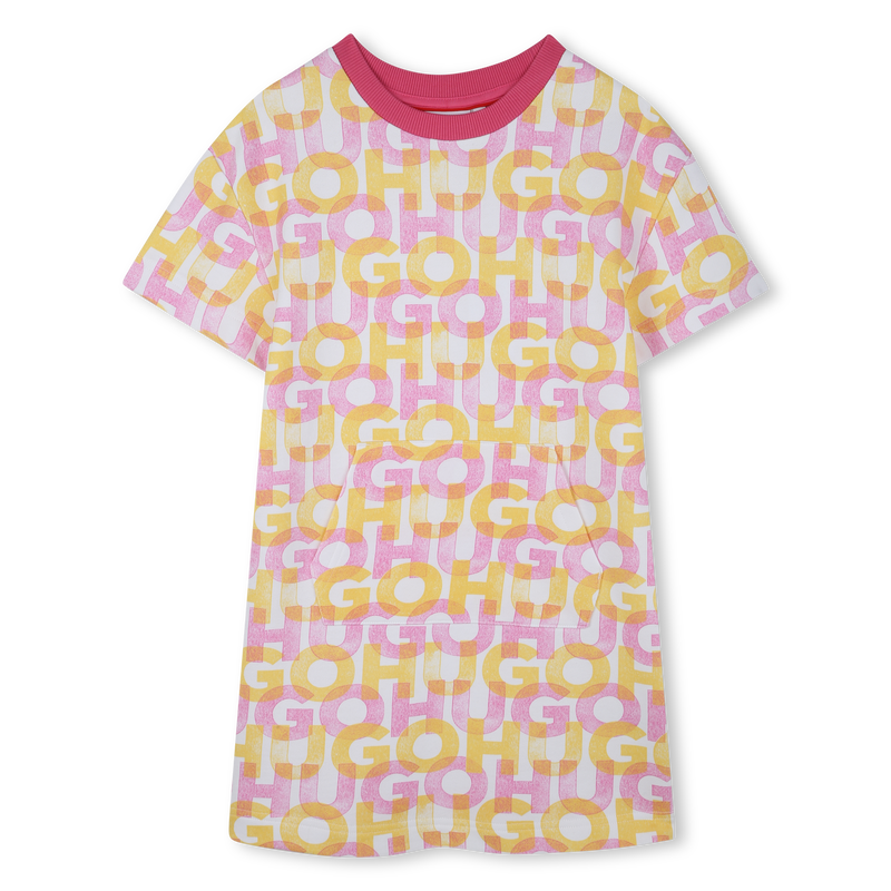Sweatkleid mit Logomuster HUGO 
                        GIRL