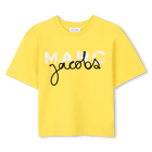 Baumwoll-T-Shirt, GELB, hi-res