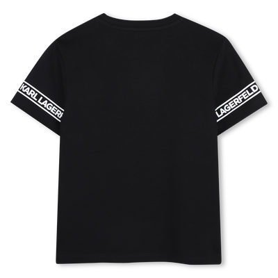 T-Shirt mit kurzen &Auml;rmeln KARL LAGERFELD KIDS BOY
