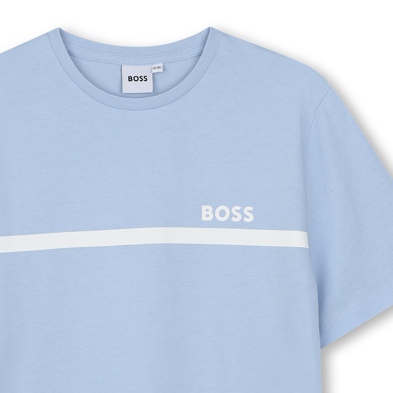 KURZ&Auml;RMELIGES T-SHIRT BOSS 
                        BOY
